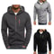 Mens Zip Up Hoodie Slim Fit Hooded Sweatshirt Casual Sports Jacket 1