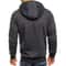 Mens Zip Up Hoodie Slim Fit Hooded Sweatshirt Casual Sports Jacket 2