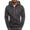 Mens Zip Up Hoodie Slim Fit Hooded Sweatshirt Casual Sports Jacket 7