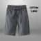 Mens CottonLinen Casual Shorts With Drawstring Waist Breathable Beach Gym Style 4