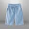 Mens CottonLinen Casual Shorts With Drawstring Waist Breathable Beach Gym Style 2