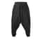 Mens Harem Pants CottonLinen Drop Crotch Loose Fit Streetwear Joggers 4