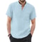 Everyday Mens Cotton Linen Tshirt Breathable Summer Tshirt In Solid Colors 3
