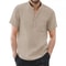 Everyday Mens Cotton Linen Tshirt Breathable Summer Tshirt In Solid Colors 6