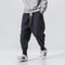 Mens CottonLinen Harem Joggers Relaxed DropCrotch Streetwear Pants 4
