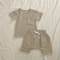 2Piece Baby Outfit Set In Soft Cotton TShirt And Shorts Newborn Clothes 4