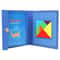 Portable Magnetic Tangram Puzzle Montessori Puzzle Book With Wooden Pieces TravelFriendly 3