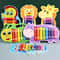 Wooden Xylophone For Kids 8Note Multicolor Montessori Music Toy With Mallet 0