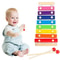 Wooden Xylophone For Kids 8Note Multicolor Montessori Music Toy With Mallet 2