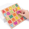 Colorful Alphabet Number Puzzle Board Wooden Alphabet Number Matching Game For Preschool Kids 3