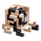 3D Luban Lock Puzzle Wooden Cube Interlocking IQ Challenge Toy 6