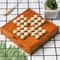 Wooden Peg Solitaire Board Game SinglePlayer Diamond Puzzle For Focus Logic 0