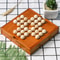Wooden Peg Solitaire Board Game SinglePlayer Diamond Puzzle For Focus Logic 0