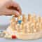 Wooden Memory Match Stick Chess Montessori Color Matching Dice Game 0