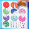 Magnetic Fraction Book Wooden Learning Set Montessori Math Tiles For Kids 3