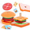 BuildaBurger Wooden Burger Stacking Toy For Toddlers 0