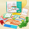 Wooden Sticks Rings Puzzle Set Montessori DIY BrainBuilder Blocks 5