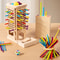 3in1 Wooden Stick And Number Tower Game Montessori Math Thinking Toy For Kids 5
