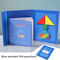 Magnetic Tangram Puzzle Book Montessori Wooden Jigsaw Geometric Shape Logic Game 6