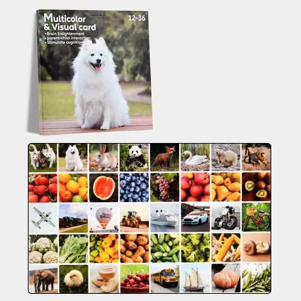 High Contrast Baby Cards Montessori Visual Stimulation Flash Cards For Newborns 14