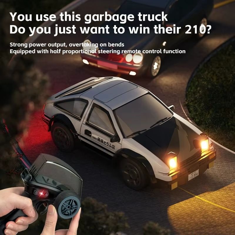 164 Desktop RC Drift Car 24GHz 4WD Mini Remote Control Racer 4