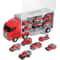 10in1 Construction Truck Toy Set With Storage Carrier DieCast Construction Vehicles 8