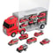 10in1 Construction Truck Toy Set With Storage Carrier DieCast Construction Vehicles 8