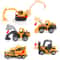 10in1 Construction Truck Toy Set With Storage Carrier DieCast Construction Vehicles 5