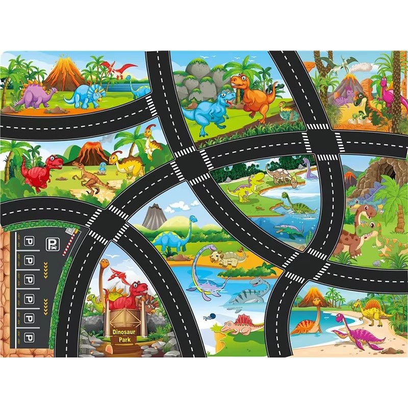 10in1 Construction Truck Toy Set With Storage Carrier DieCast Construction Vehicles 21