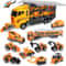 10in1 Construction Truck Toy Set With Storage Carrier DieCast Construction Vehicles 13