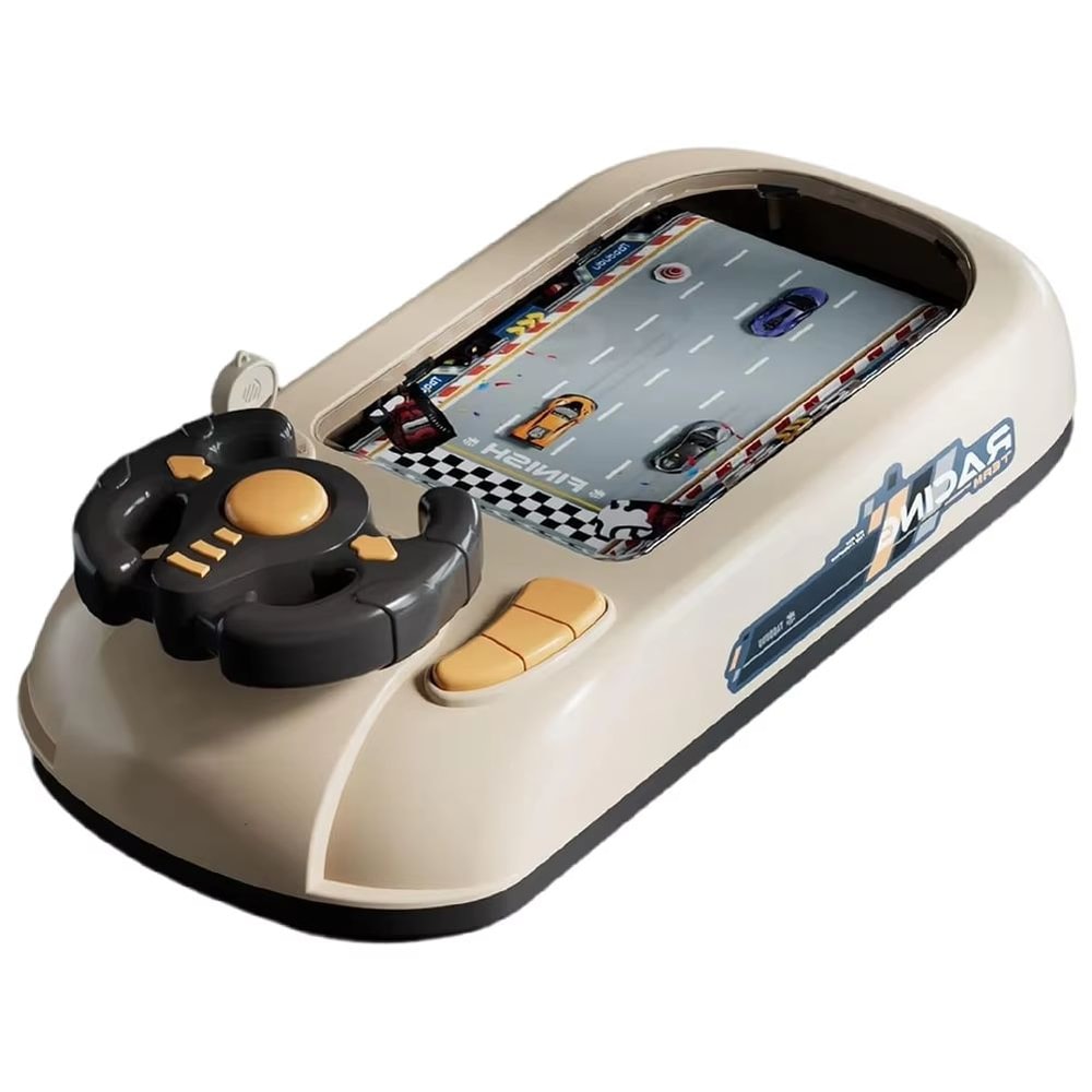 Kids Driving Simulator Toy Steering Wheel Racer Steering Wheel Racing Game With Sound Lights 5