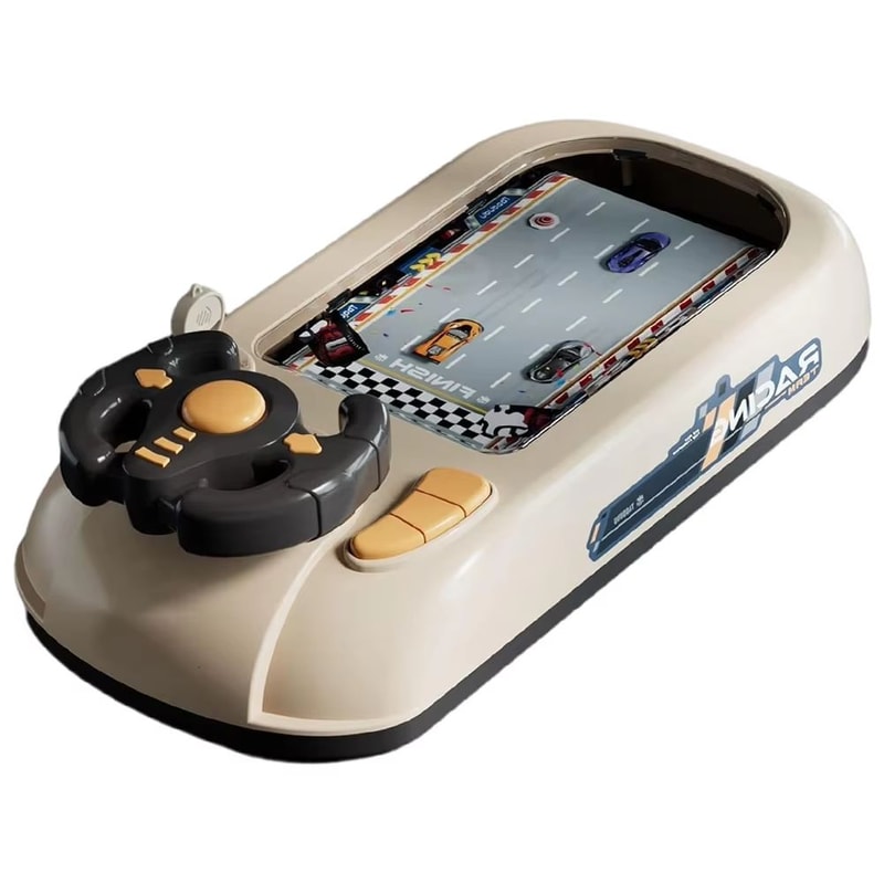 Kids Driving Simulator Toy Steering Wheel Racer Steering Wheel Racing Game With Sound Lights 5