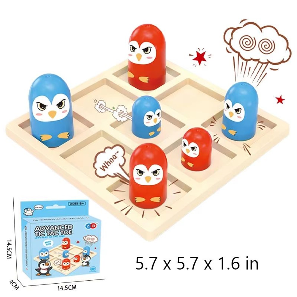 Advanced Tic Tac Toe Game Stacking Tic Tac Toe Tabletop Battle Set 6