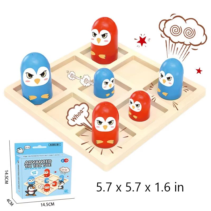 Advanced Tic Tac Toe Game Stacking Tic Tac Toe Tabletop Battle Set 6