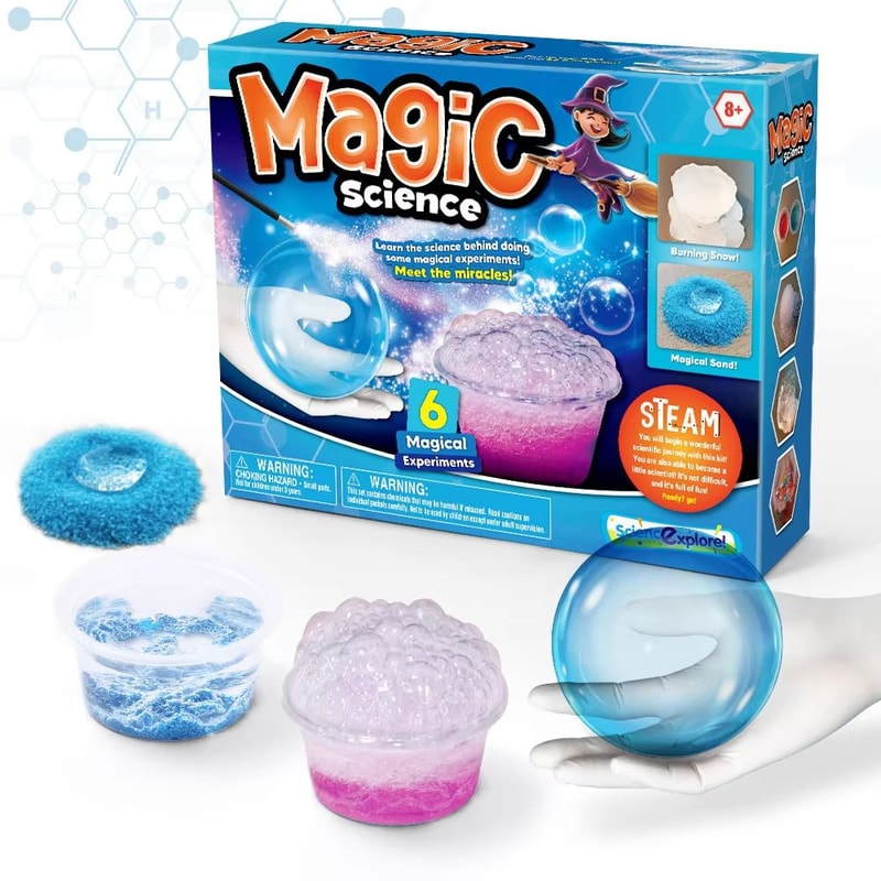 9in1 Kids Science Experiment Kit With DIY Soap Color Magic Activities 8