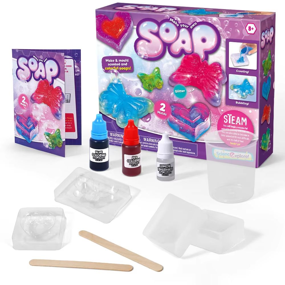 9in1 Kids Science Experiment Kit With DIY Soap Color Magic Activities 15