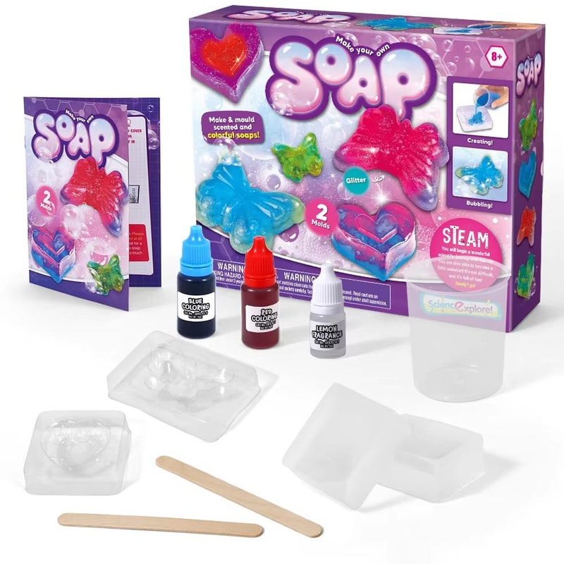 9in1 Kids Science Experiment Kit With DIY Soap Color Magic Activities 15