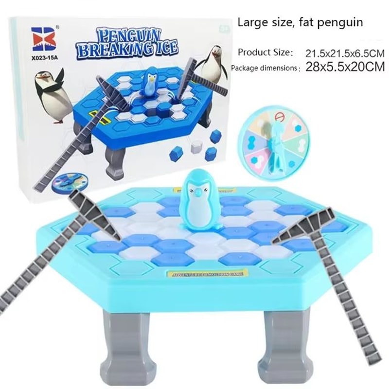 Save The Penguin Ice Break Table Game Family Puzzle Challenge With Spinner 2