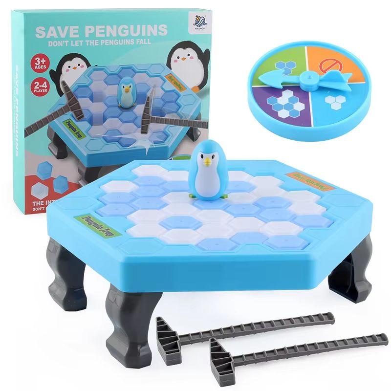 Save The Penguin Ice Break Table Game Family Puzzle Challenge With Spinner 8