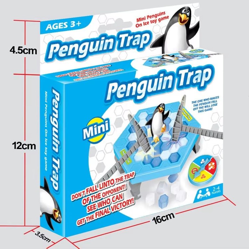 Save The Penguin Ice Break Table Game Family Puzzle Challenge With Spinner 10