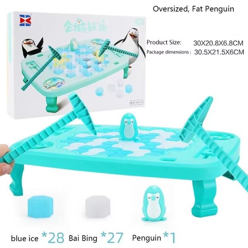 Save The Penguin Ice Break Table Game Family Puzzle Challenge With Spinner 4