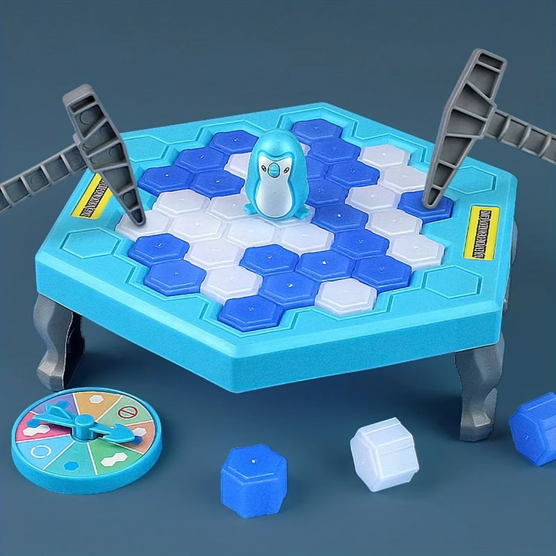 Save The Penguin Ice Break Table Game Family Puzzle Challenge With Spinner 7