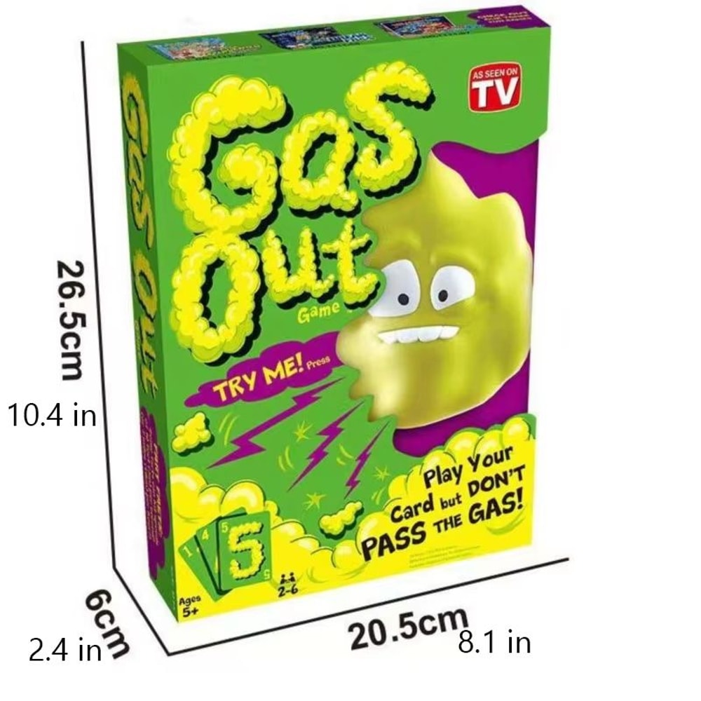 GasOut Family Party Card Game For Kids And Adults 1