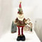 Stretchable Plaid Santa Snowman Reindeer Set Of 3 Cozy Christmas Plush Doll Decor 5