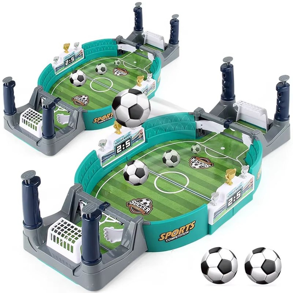 Tabletop Soccer Game Catapult Match With Score Sliders fast 2player Tabletop Fun 6