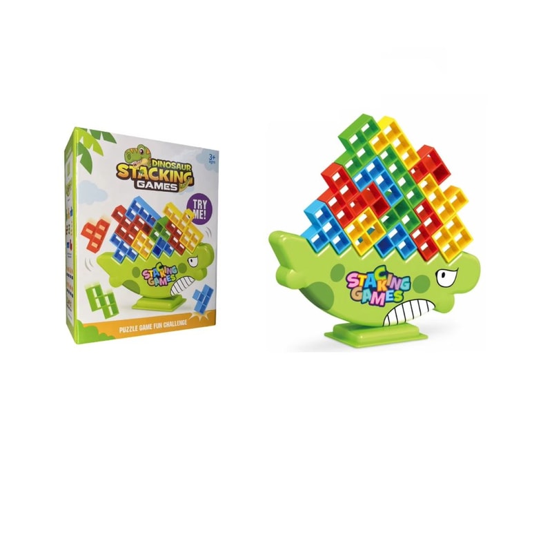 Dino Tetris Balance Stacking Game 4