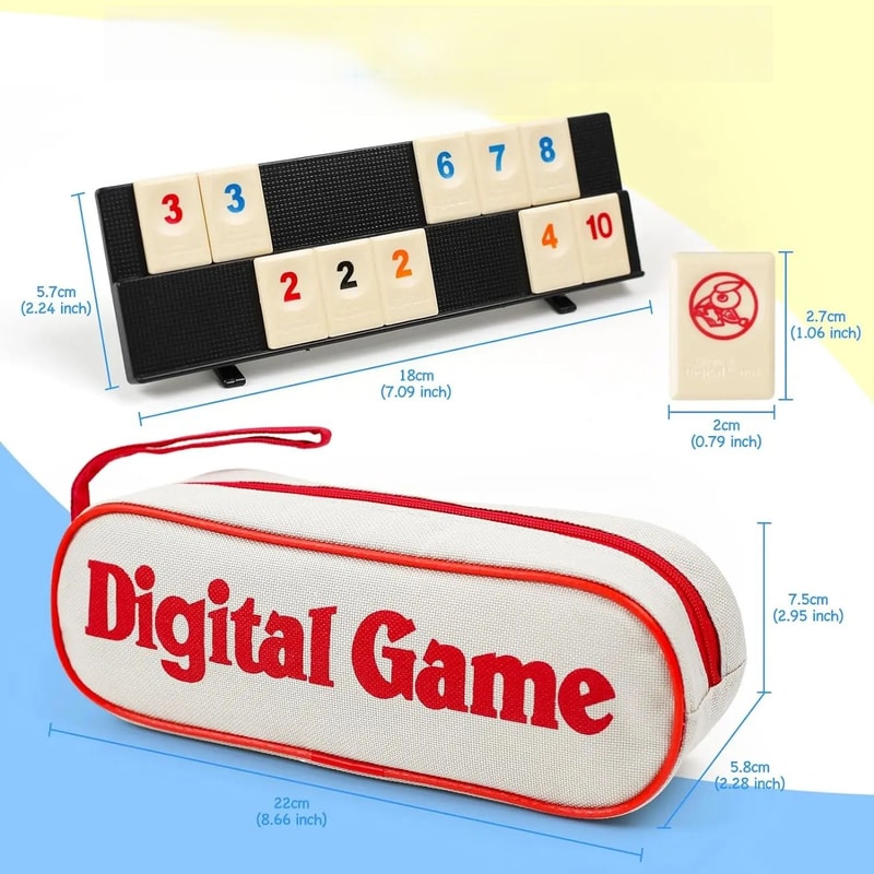 Israeli Digital Mahjong Cards Table Game Multiplayer Strategy Party Board Game For Adults 3
