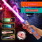 2in1 RGB Kids Lightsaber Toy ColorChanging Laser Sword Flashing Light Stick 1