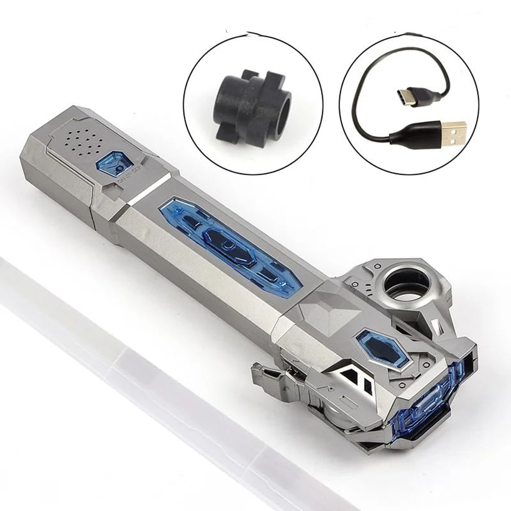 2in1 RGB Kids Lightsaber Toy ColorChanging Laser Sword Flashing Light Stick 5