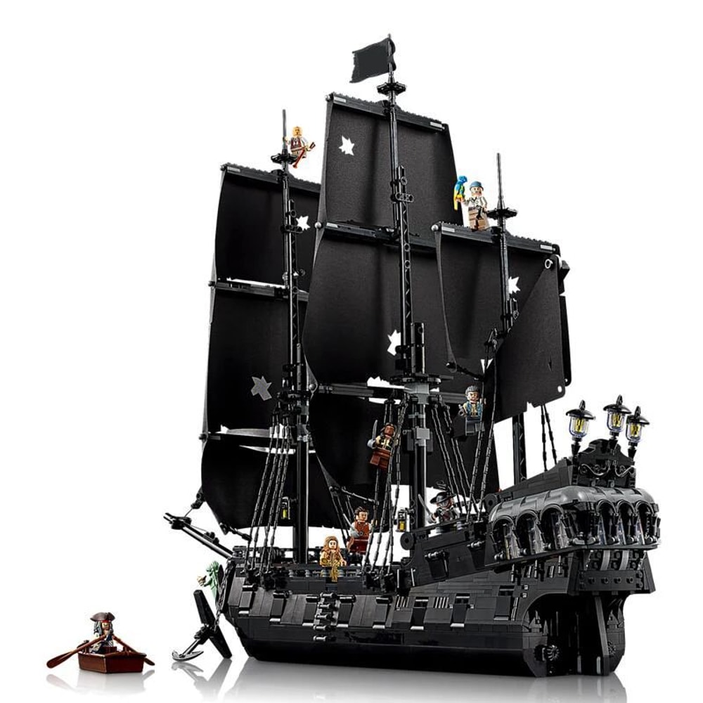Sparrow Pirate Ship Building Blocks Detailed Sailboat Ship Model DIY Construction Set 5